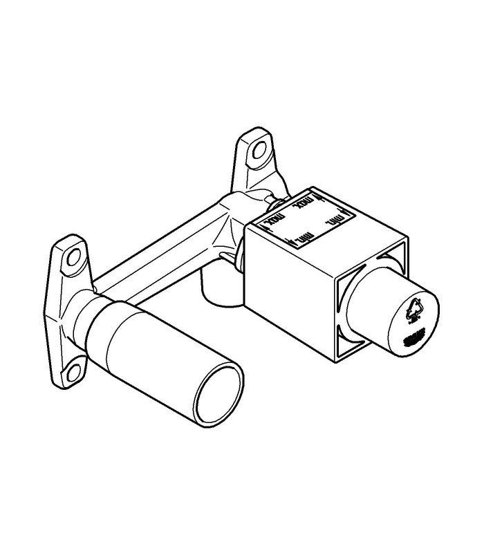 Compra online Mecanismo y sistema empotrado Grohe ALLURE BRILLIANT PARTE INT.monomandomural en oferta al mejor precio