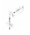 Torneira monocomando para lavatório Grohe Allure bica alta lisa L 28 mm