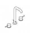 Grifería para baño Grohe Essence bateria lavabo mural 3 h
