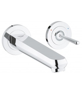 Grifería para baño Grohe Eurodisc Joystick lavabo mural caño 230mm L