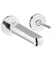 Grifería para baño Grohe Eurodisc Joystick lavabo mural caño 230mm L
