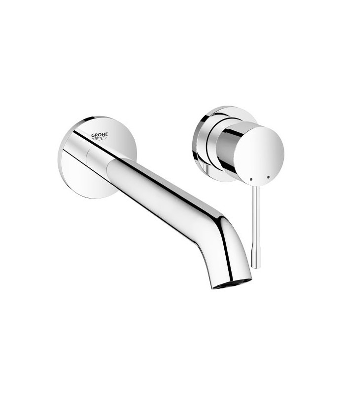 Compra online Torneira misturadora de lavatório de parede monocomando Grohe Essence com bica L de 230 mm (19967001) en oferta al mejor precio