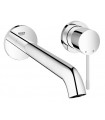 Grifería para baño Grohe Essence monomando de lavabo mural caño 230mm L (19967001)
