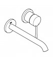 Torneira misturadora de lavatório de parede monocomando Grohe Essence com bica L de 230 mm (19967001)