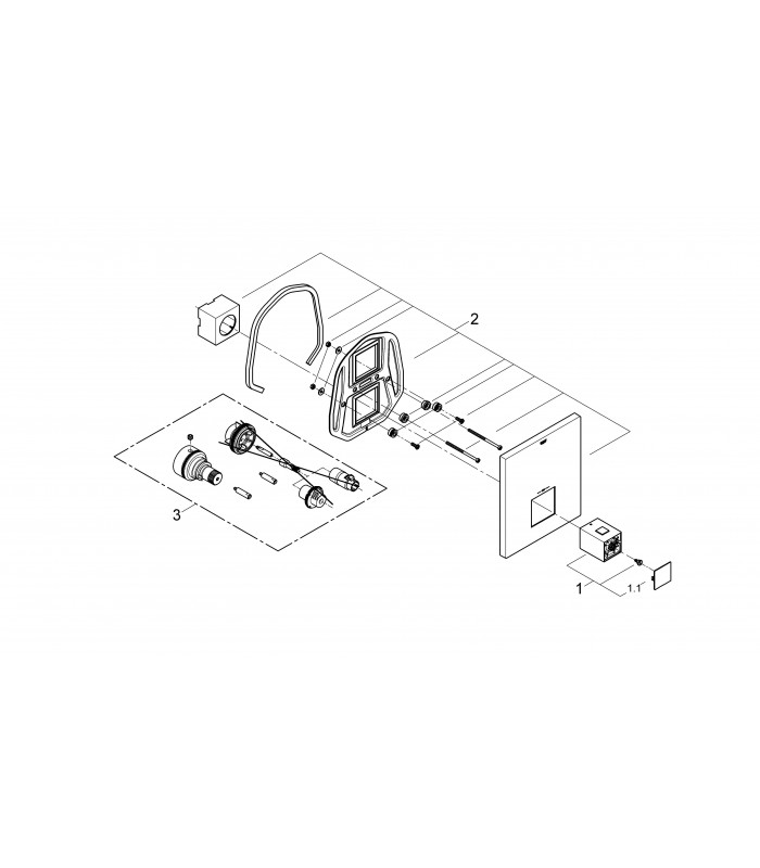 Compra online Termostato Grohe Grohtherm Cube termostato emp central en oferta al mejor precio
