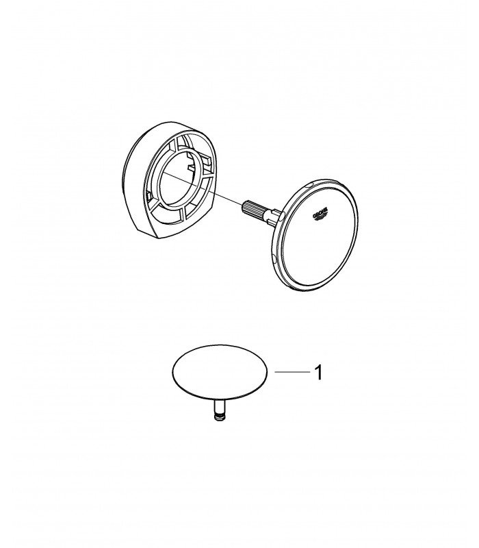 Compra online Peças de reposição profissionais e peças Grohe Talentofil Exterior Part en oferta al mejor precio