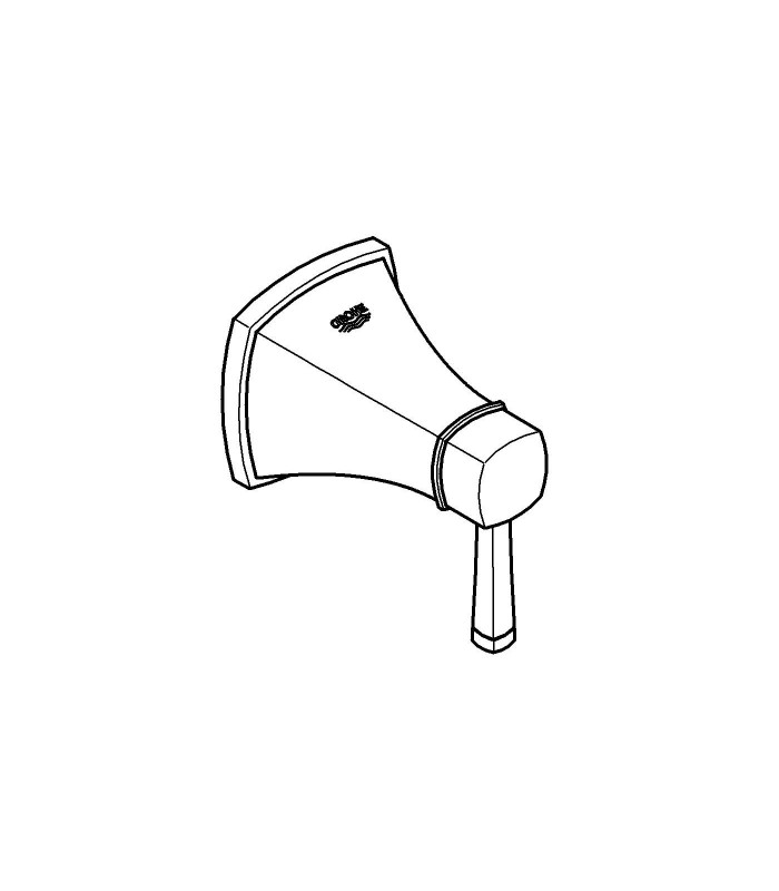 Compra online Grifería para baño Grohe Grandera llave de paso exterior en oferta al mejor precio