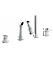 Torneiras de banheiro Grohe Grandera Misturador de banheira monocomando 4 furos
