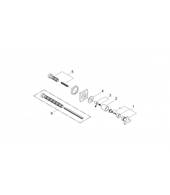 Compra online Torneiras de banheiro Grohe Allure para lavatório rebaixado Parte externa en oferta al mejor precio