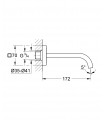 Torneira de banheiro Grohe Allure BICA DE BANHEIRA DE 3/4"