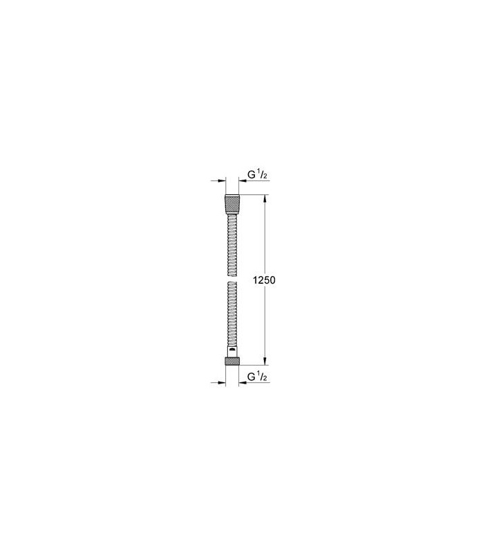 Compra online Mangueira de chuveiro Grohe Relexaflex metal longlife 1250mm Grohe en oferta al mejor precio