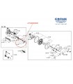 Recambios profesionales GROHE Anillo Tope Y Macho Regulac. Atrio-Tenso