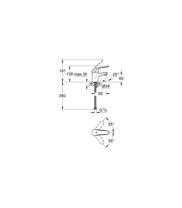 Compra online Monomando de lavabo Grohe Euroeco Especial (32762000) en oferta al mejor precio