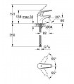 Monomando de lavabo Grohe Euroeco Especial