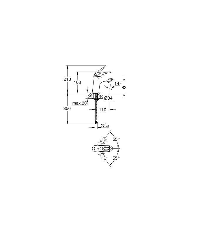 Compra online Grifo lavabo Grohe Eurostyle (32468003) en oferta al mejor precio