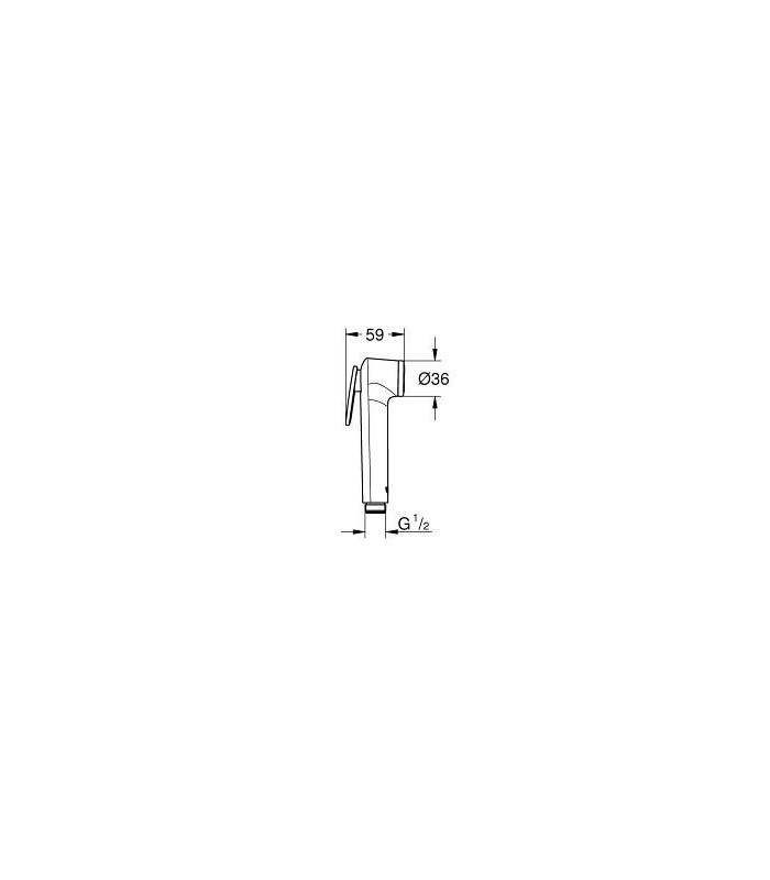 Compra online Grohe Teleducha 1 chorro Tempesta-F Trigger Spray 30 (27512001) en oferta al mejor precio