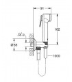 Conjunto de ducha 1 jet con soporte Grohe Tempesta-F Trigger Spray 30 (26358000)