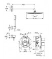 conjunto set Grohe ducha Grohtherm 3000 Cosmopolitan completo