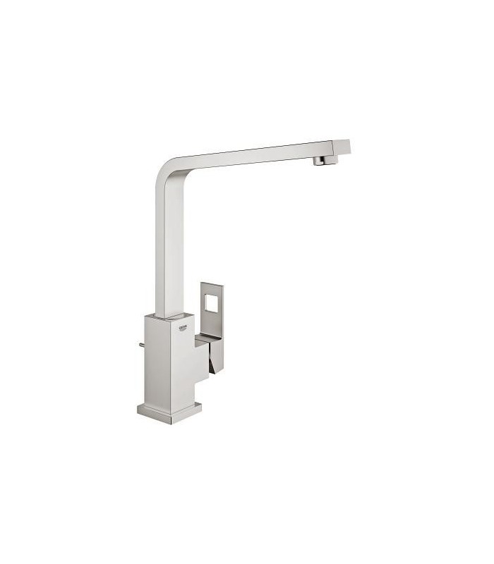 Compra online Monomando de fregadero Eurocube mate - acero inoxidable Supersteel en oferta al mejor precio