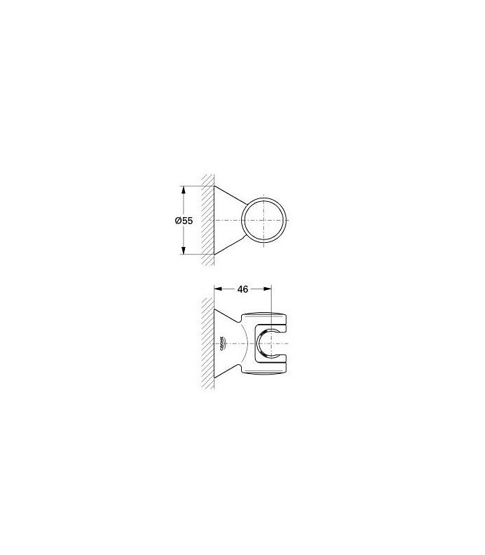 Compra online Soporte Grohe Relexa Cosmopolitan Mural en oferta al mejor precio