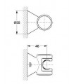Soporte Grohe Relexa Cosmopolitan Mural
