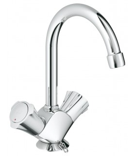 Misturador monocomando para lavatório Grohe Costa L oblock com corrente