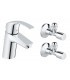 Grohe Eurosmart + 2 Válvulas de corte