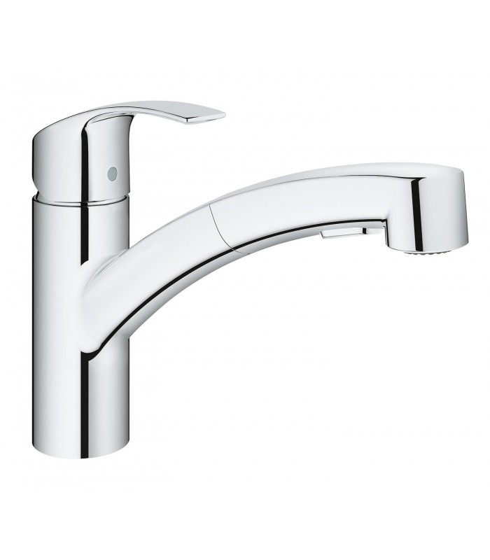 Compra online Grohe Eurosmart - Grifo monomando de Cocina, caño bajo extraíble (30 305 001) en oferta al mejor precio