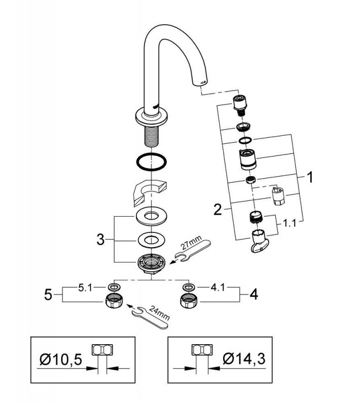 Compra online Universal pillar tap 1/2" (20201000) en oferta al mejor precio