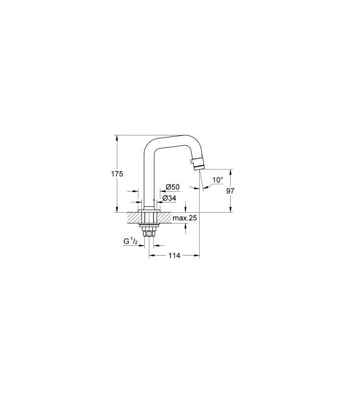 Compra online Universal pillar tap 1/2" (20202000) en oferta al mejor precio