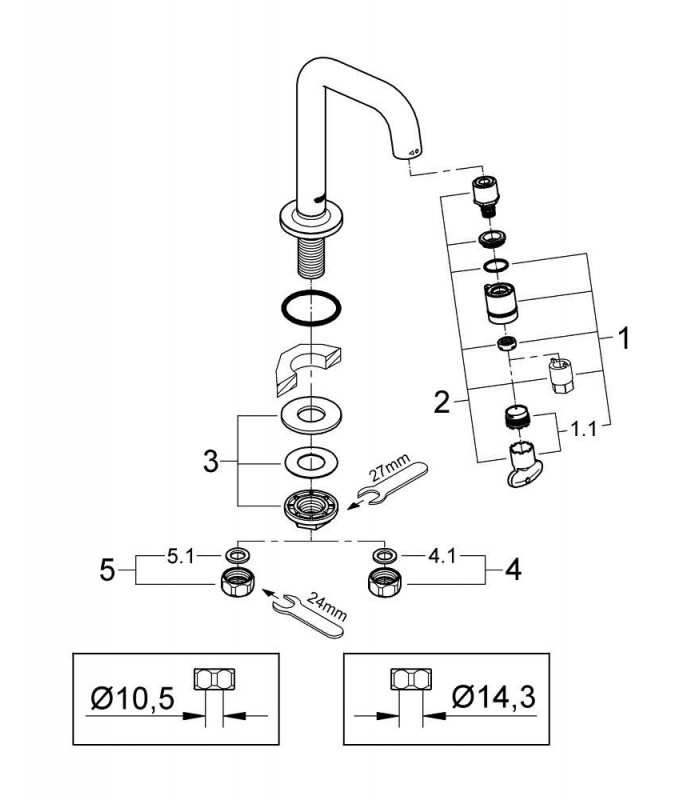 Compra online Universal pillar tap 1/2" (20202000) en oferta al mejor precio