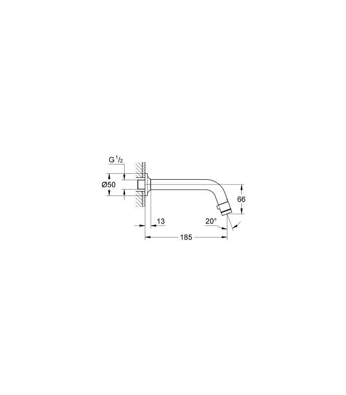 Compra online Torneira de parede universal 1/2" (20203000) en oferta al mejor precio