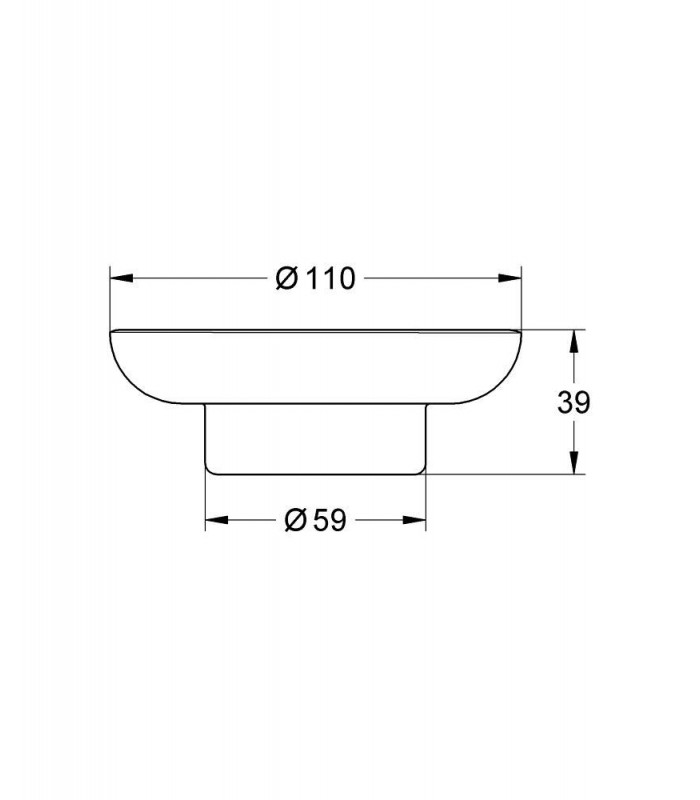 Compra online Accesorios de baño Grohe Jabonera de Cristal (40368001) en oferta al mejor precio