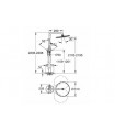 Grohe Essence ducha de pie autoportante
