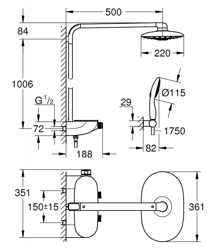 Compra online Misturadora termostática Grohe Smartcontrol (26250000) en oferta al mejor precio