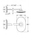 Grohe Rsh 360 ducha mural monomando O smart cromo