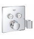 Grohtherm SmartControl Termostato empotrado con 2 llaves y soporte de ducha integrado