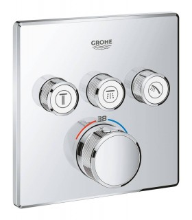 Grohtherm SmartControl Termostato empotrado con 3 llaves