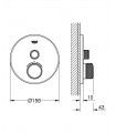 Grohtherm Grohe SmartControl Termostato empotrado con 1 llave
