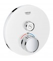 Grohtherm Grohe SmartControl Termostato empotrado con 1 llave blanco
