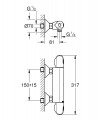 Termostat Grohe Grohtherm 1000 de ducha
