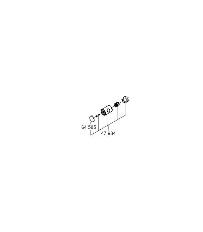 Compra online Grohe Peças de Reposição Volante G-1000 Cormo Metálico Ref: 47984000 en oferta al mejor precio