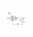 Eurodisc Cosmopolitan caño bañera 170mm Grohe (13278002)