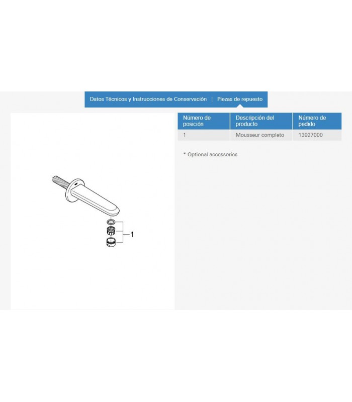 Compra online Bica de banheira Eurodisc Cosmopolitan 170mm Grohe (13278002) en oferta al mejor precio