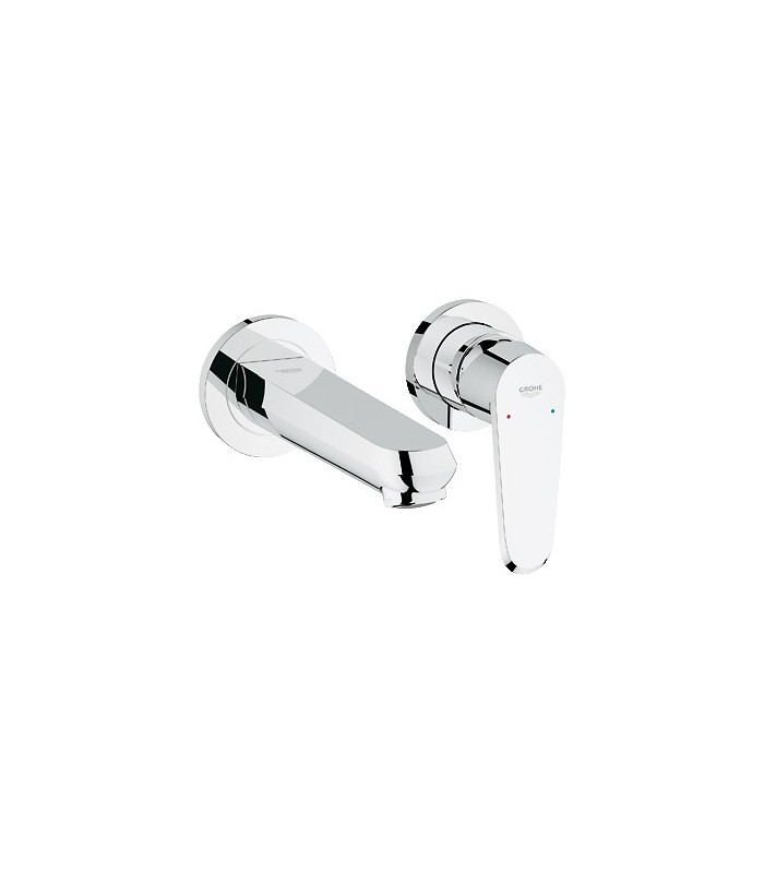 Compra online Misturador de lavatório GROHE Eurodisc Cosmopolitan Misturador de lavatório monocomando de parede 1/2" en oferta al mejor precio