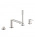 Banheira Linear Comb 4 furos DC Supersteel mate Grohe (19577DC1)