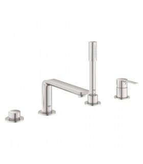Banheira Linear Comb 4 furos DC Supersteel mate Grohe (19577DC1)