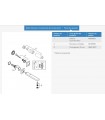 Lavatório suspenso Eurocube Joy monom L 230mm Grohe (19998000)