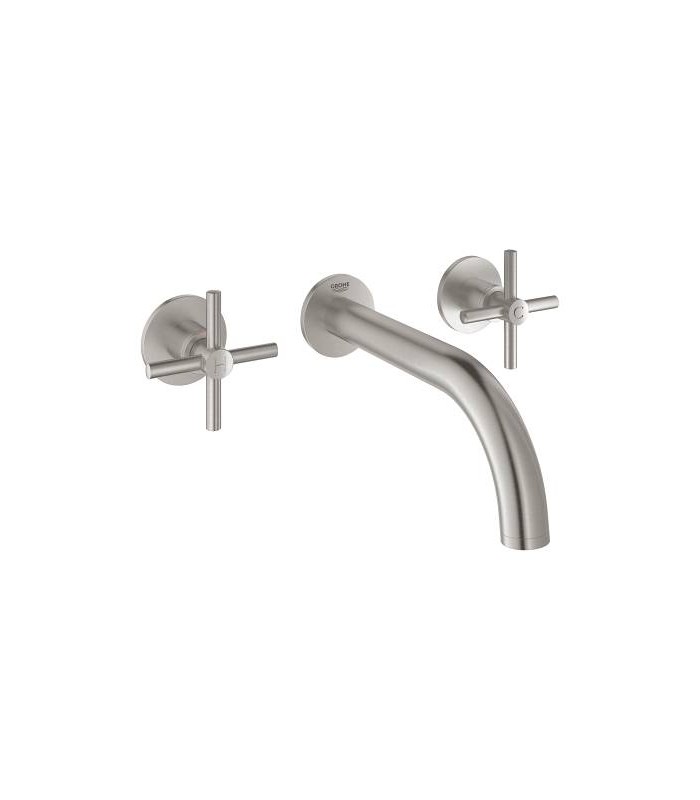 Compra online Misturador de lavatório de parede Atrio New S-Size com manípulo em cruz Grohe (20164DC3) en oferta al mejor precio