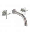 Misturador de lavatório de parede Atrio New S-Size com manípulo em cruz Grohe (20164DC3)